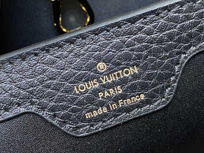 CAPUCINES MM 31 NOIR TAURILLON QUINCAILLERIE OR