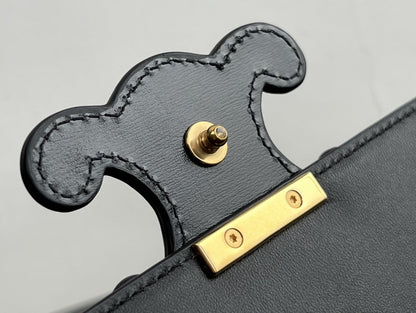 CUIR TRIOMPHE 20 PIEL DE BECERRO NEGRA HIERRO DORADO