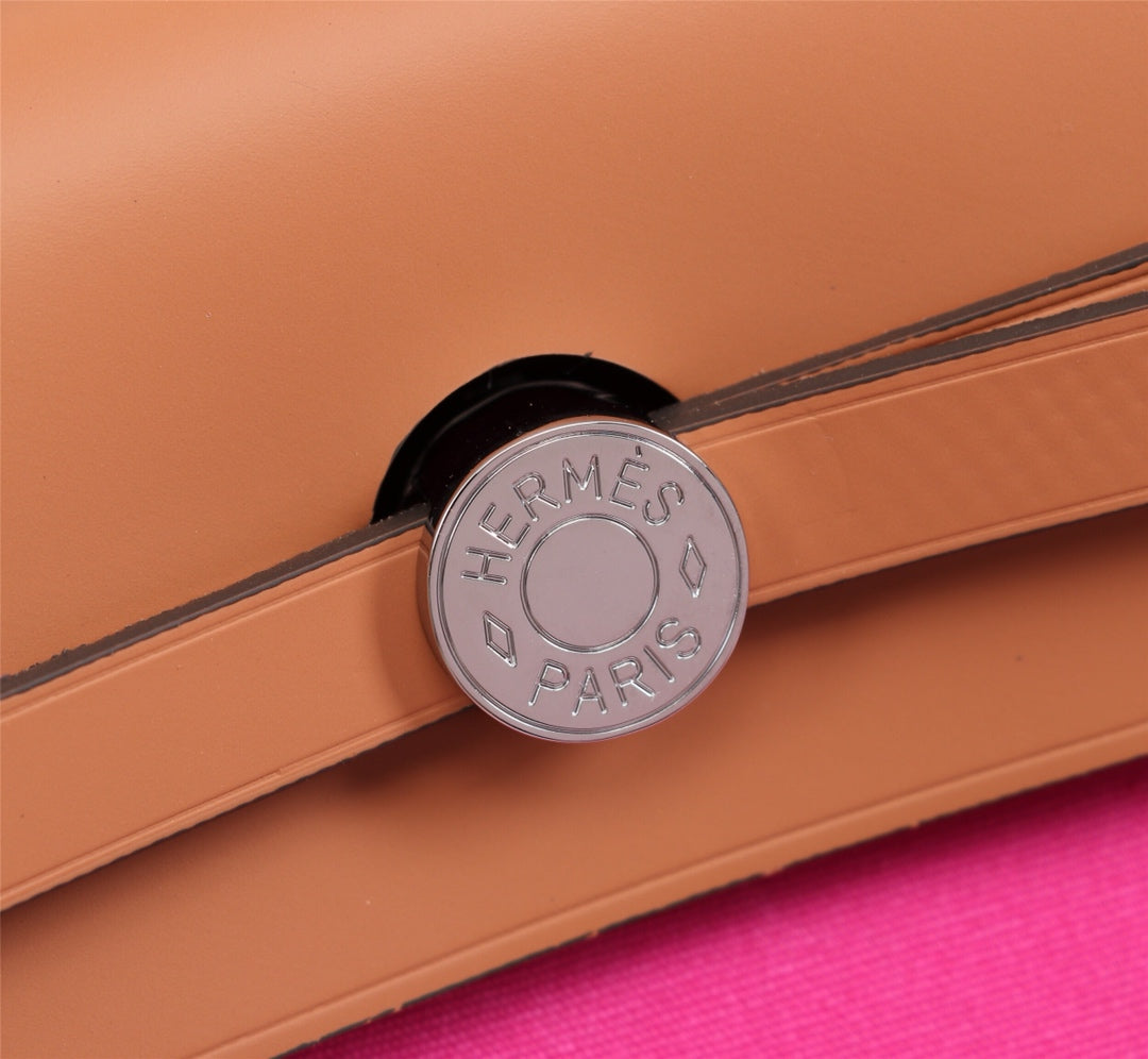 HM HERBAG ZIP 31 LONA ROSA BRILLANTE Y COBRE