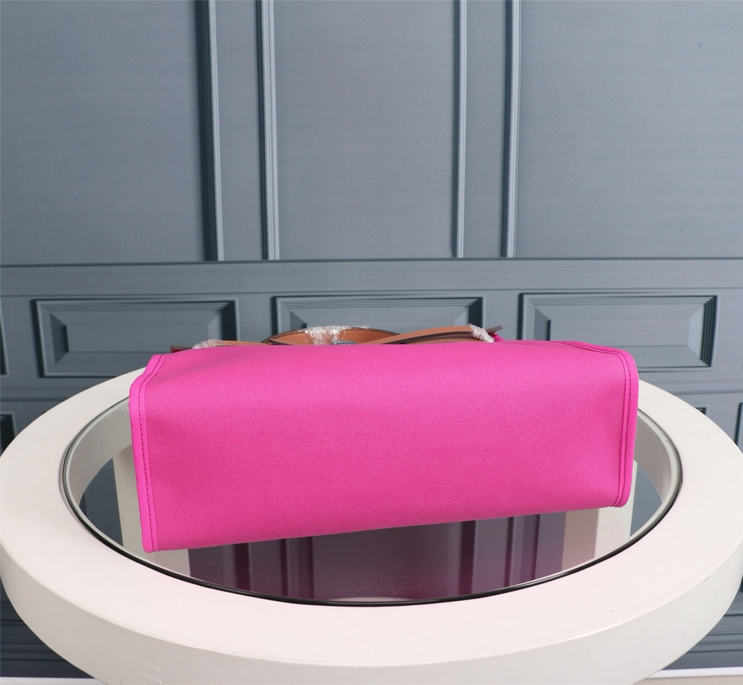 HM HERBAG ZIP 31 LONA ROSA BRILLANTE Y COBRE