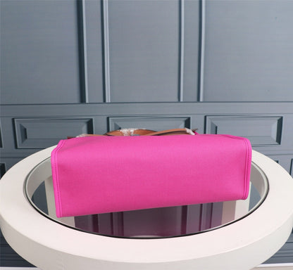 HM HERBAG ZIP 31 LONA ROSA BRILLANTE Y COBRE