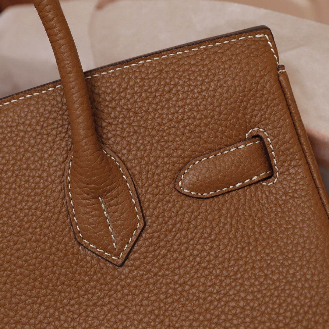 BOLSO HM BIRKIN 30 MARRÓN TOGO HARDWARE DORADO