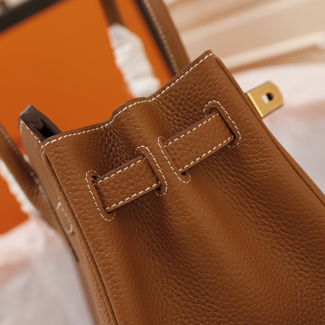 BOLSO HM BIRKIN 35 MARRÓN TOGO HARDWARE DORADO
