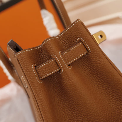 BOLSO HM BIRKIN 30 MARRÓN TOGO HARDWARE DORADO