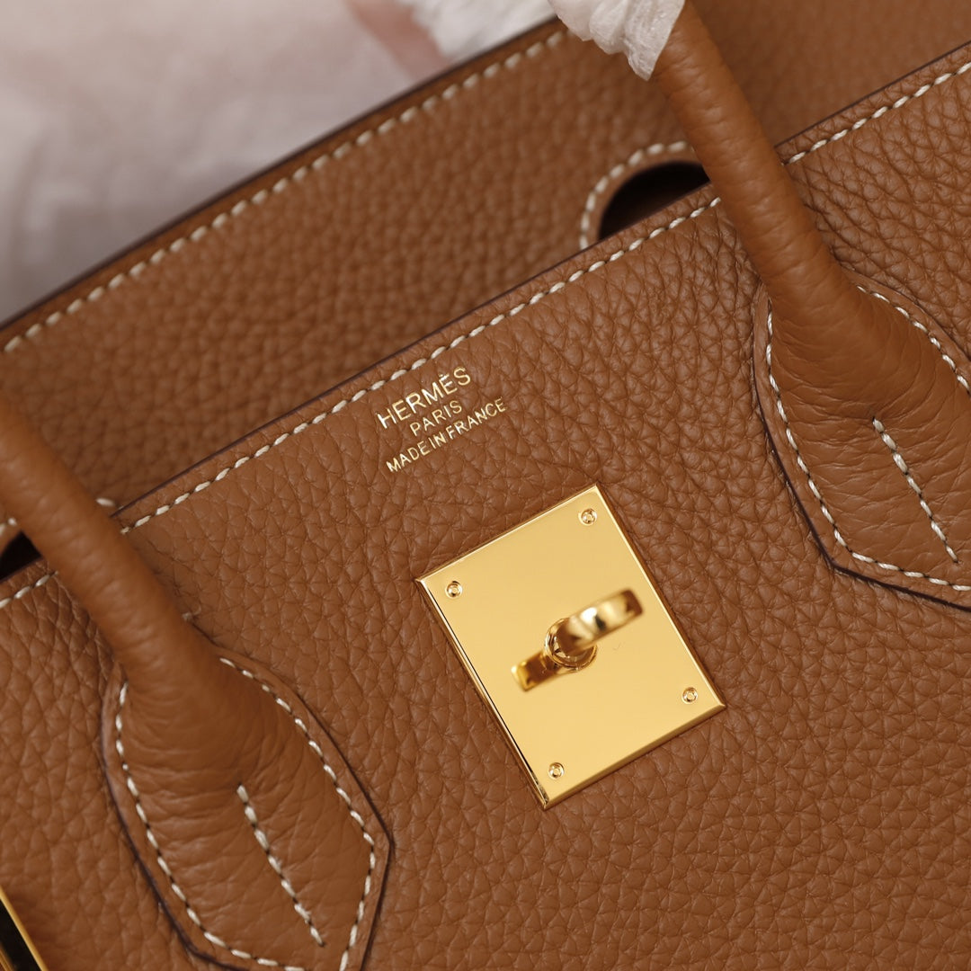 BOLSO HM BIRKIN 35 MARRÓN TOGO HARDWARE DORADO