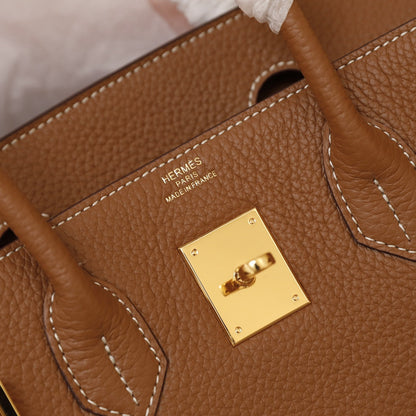 BOLSO HM BIRKIN 35 MARRÓN TOGO HARDWARE DORADO