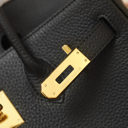 BOLSO HM BIRKIN 35 NEGRO TOGO HARDWARE DORADO