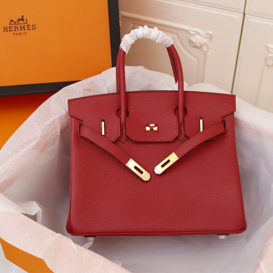BOLSO HM BIRKIN 35 CRIMSON TOGO HARDWARE DORADO