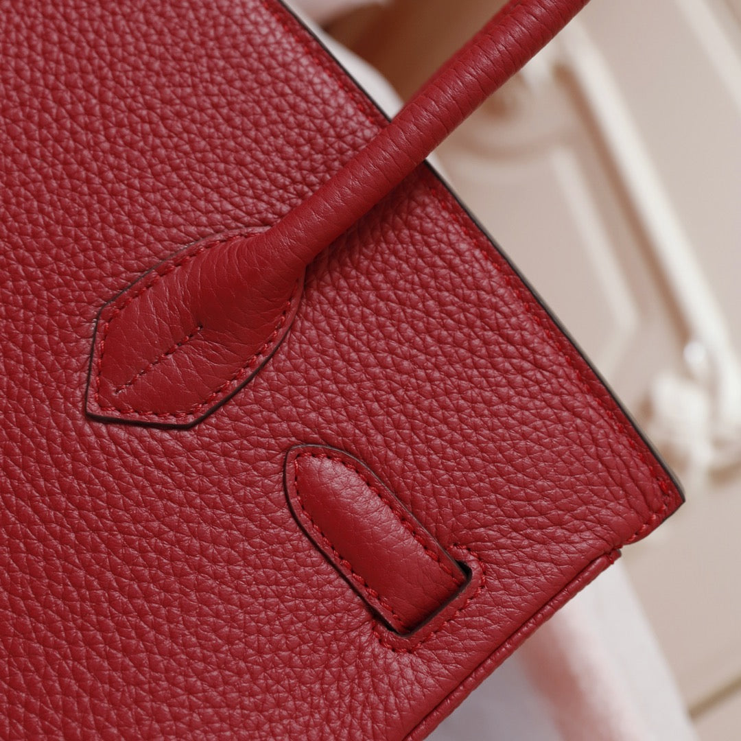 BOLSO HM BIRKIN 35 CRIMSON TOGO HARDWARE DORADO