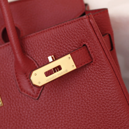BOLSO HM BIRKIN 35 CRIMSON TOGO HARDWARE DORADO