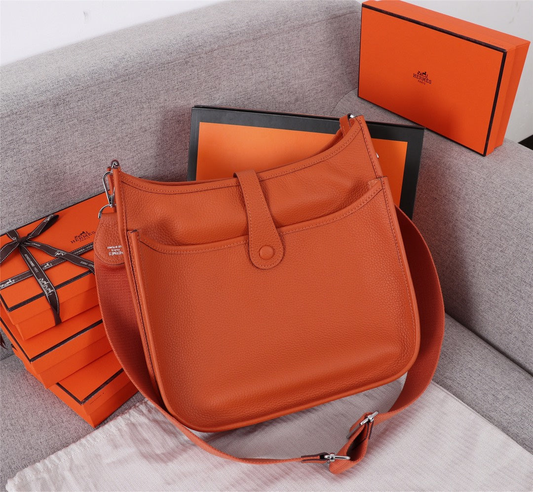 BOLSO HM EVELYNE 28 ROJO NARANJA TOGO