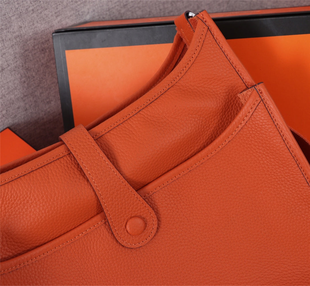 BOLSO HM EVELYNE 28 ROJO NARANJA TOGO
