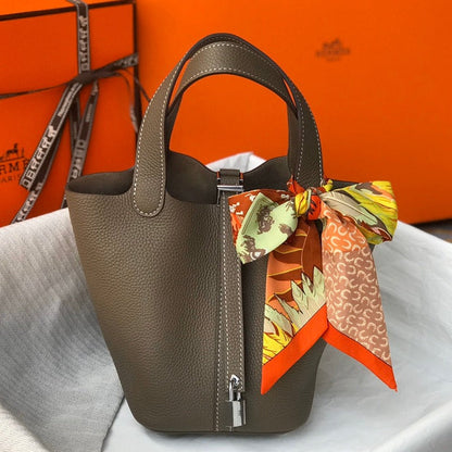 Cerradura picotin 18 marrón Togo shw