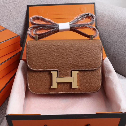 BOLSAS HM CONSTANCE 22 HERRAMIENTAS EPSOM DORADAS ROJAS