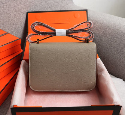 BOLSAS HM CONSTANCE 19 HERRAJES EPSOM DORADOS CAQUI