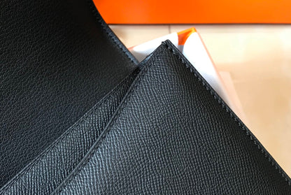 CONSTANCE 18 NEGRO EPSOM HERRAJES PLATEADOS