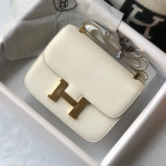 CONSTANCE 18 BLANCO EPSOM GOLD HARDWARE