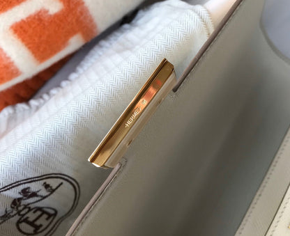 CONSTANCE 18 BLANCO EPSOM GOLD HARDWARE