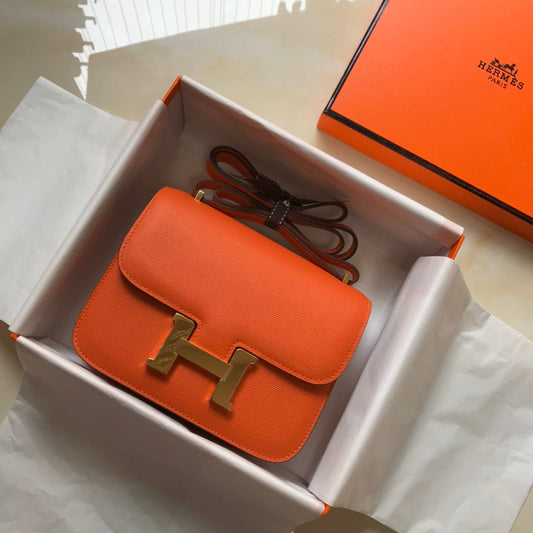CONSTANCE 18 NARANJA EPSOM GOLD HARDWARE