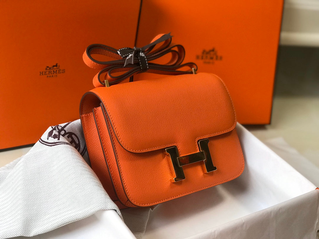 CONSTANCE 18 NARANJA EPSOM GOLD HARDWARE
