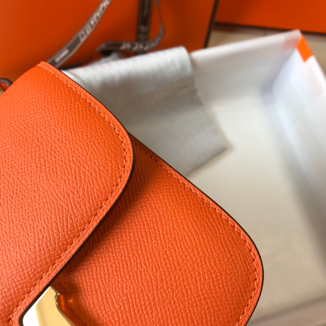 CONSTANCE 18 NARANJA EPSOM GOLD HARDWARE