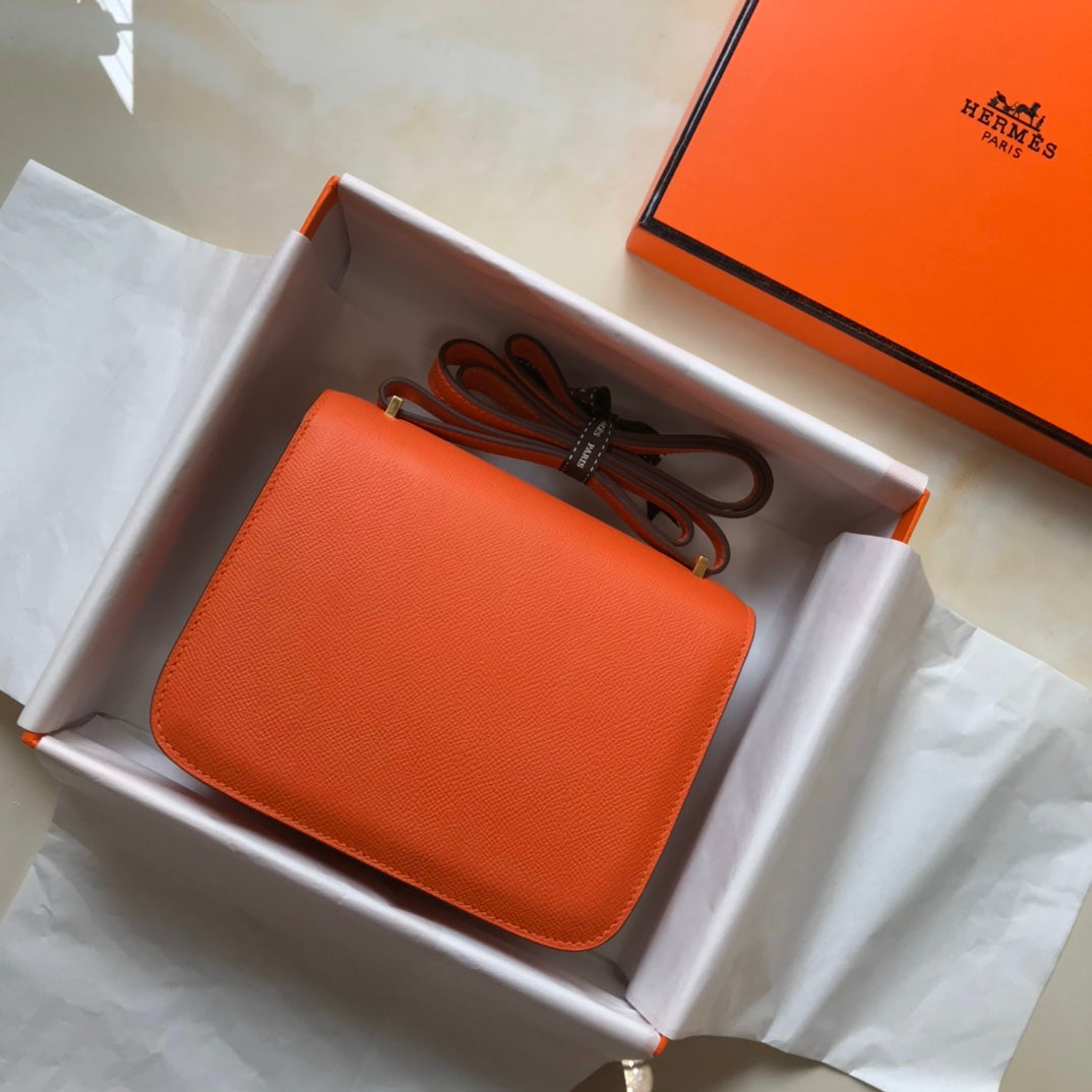 CONSTANCE 18 NARANJA EPSOM GOLD HARDWARE