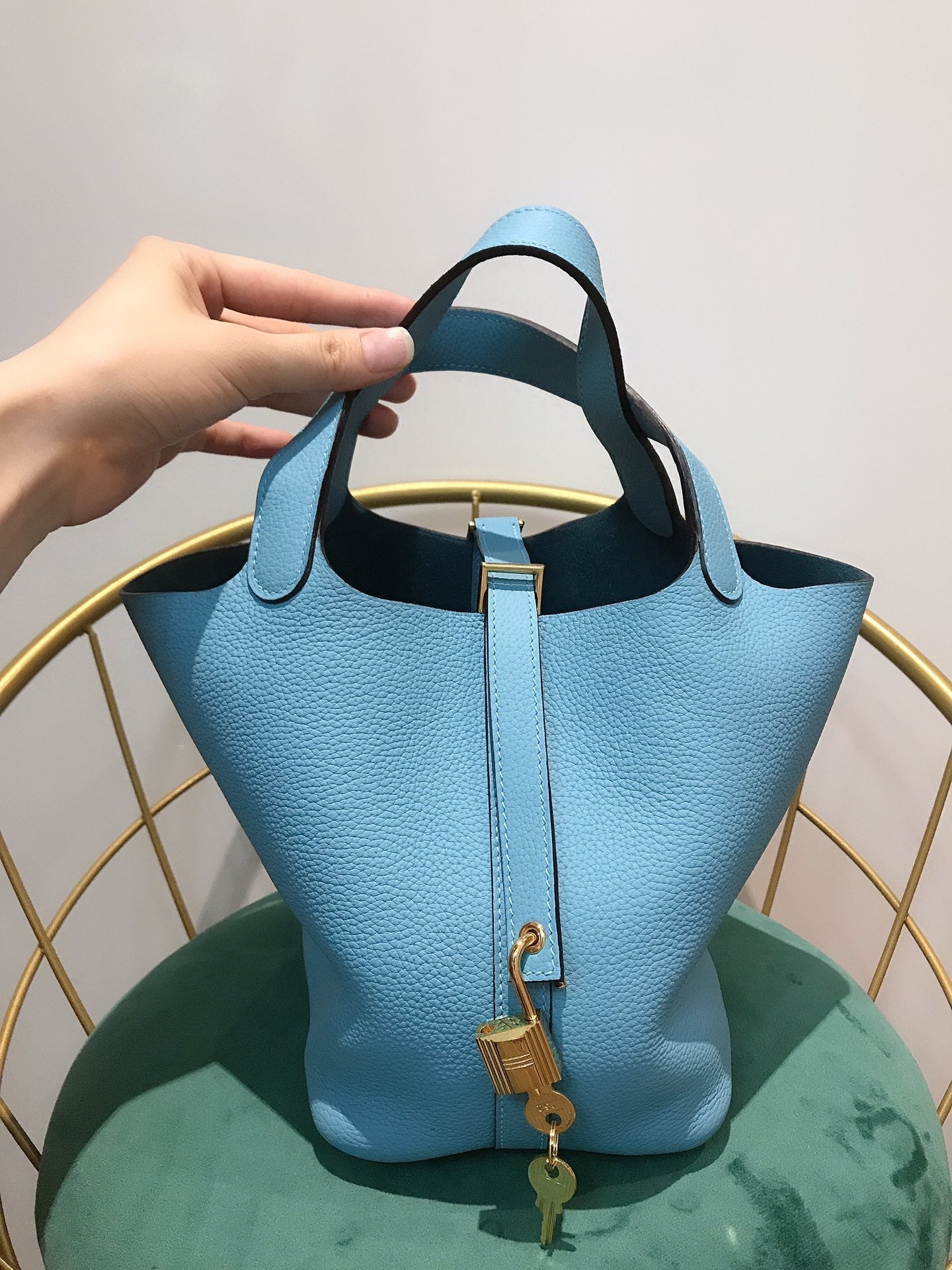 cerradura picotina 18 cielo azul togo ghw
