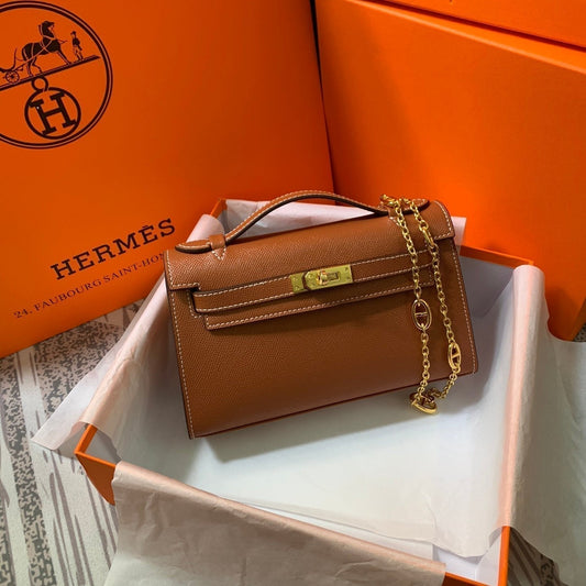 HM KELLY MINI POCHETTE 22 SIDRA EPSOM