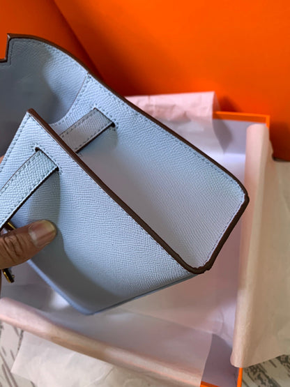 HM KELLY MINI POCHETTE 22 ZAFIRO EPSOM