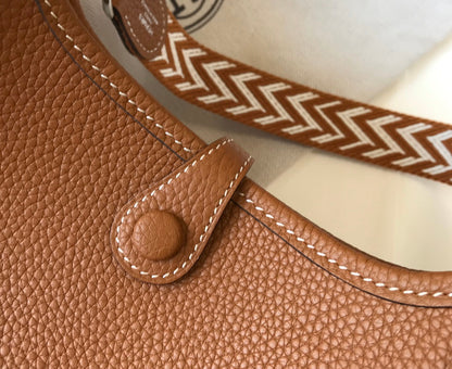 Mini Evelyne 18cm Bronceado Togo Shw