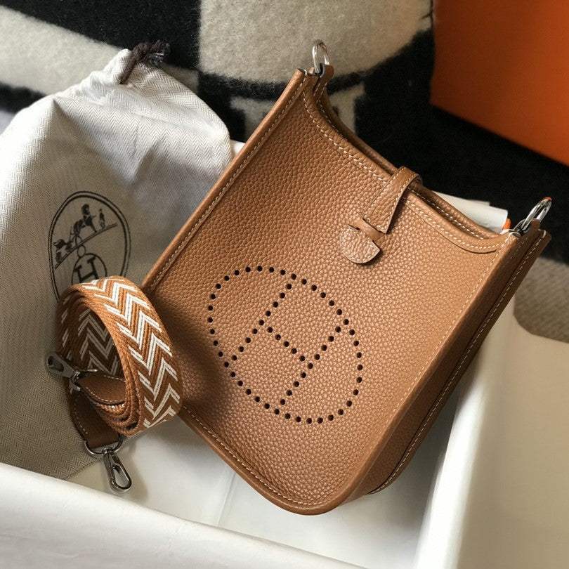 Mini Evelyne 18cm Bronceado Togo Shw