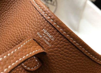 Mini Evelyne 18cm Bronceado Togo Shw
