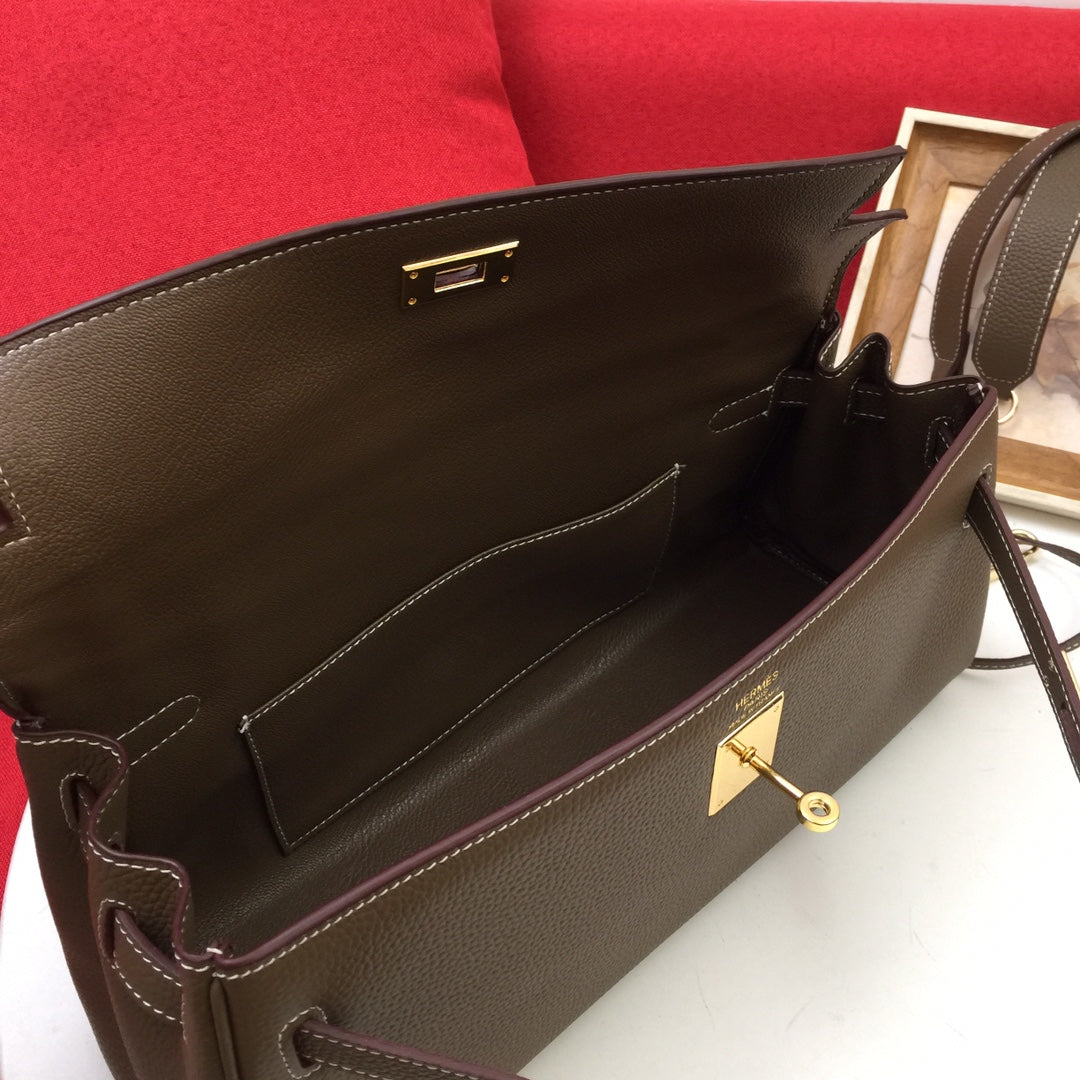 BOLSO DE HOMBRO HM 35 CEDAR TOGO HARDWARE DORADO