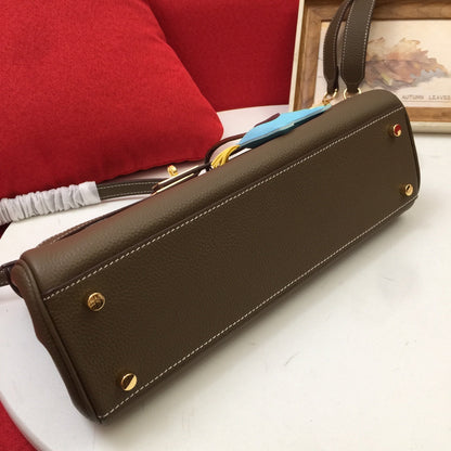 BOLSO DE HOMBRO HM 35 CEDAR TOGO HARDWARE DORADO