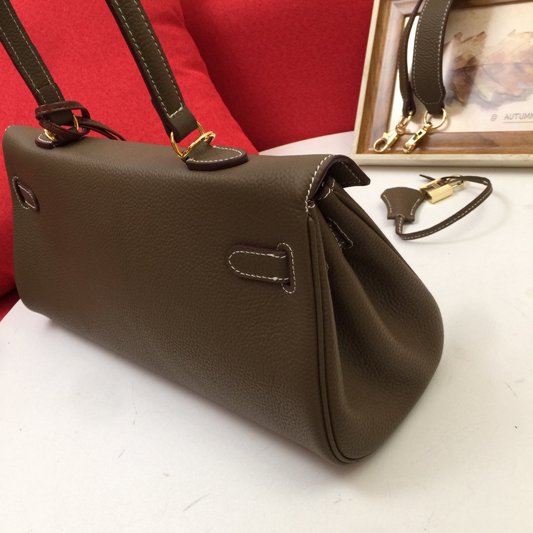 BOLSO DE HOMBRO HM 35 CEDAR TOGO HARDWARE DORADO
