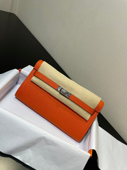 Kelly WOC 20.5 naranja Epsom herrajes plateados