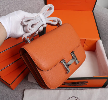 BOLSAS HM CONSTANCE 19 NEGRAS EPSOM HERRAMIENTAS DE PLATA