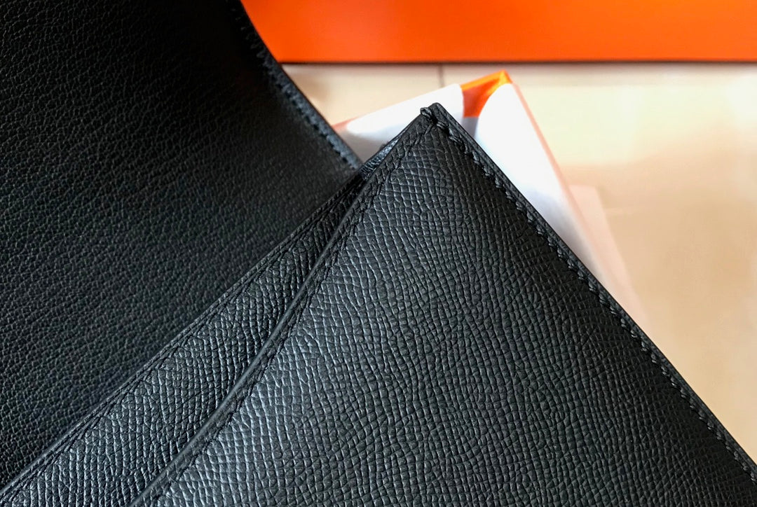 CONSTANCE 24CM NEGRO EPSOM HERRAJES DE PLATA