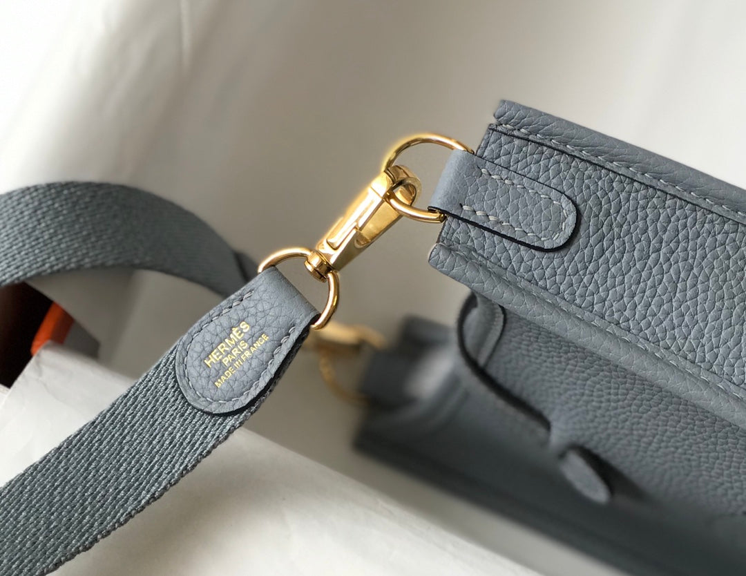 Mini Evelyne 18cm Gris Togo Ghw