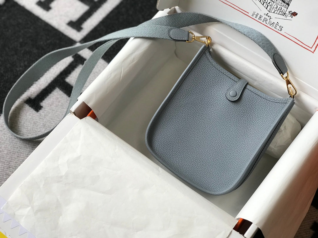 Mini Evelyne 18cm Gris Togo Ghw