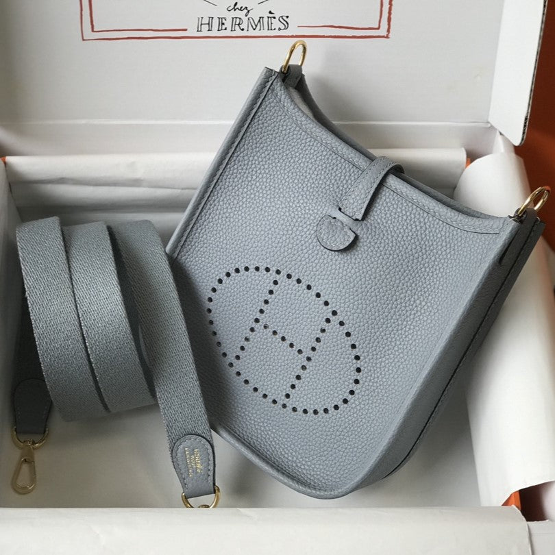 Mini Evelyne 18cm Gris Togo Ghw
