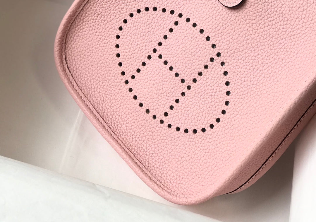 Mini Evelyne 18cm Rosa Togo Ghw