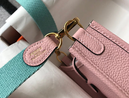 Mini Evelyne 18cm Rosa Togo Ghw