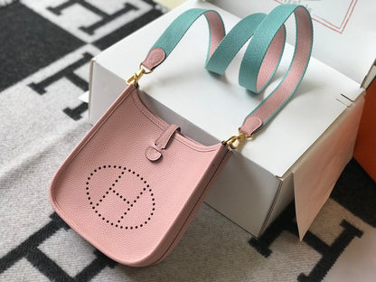 Mini Evelyne 18cm Rosa Togo Ghw