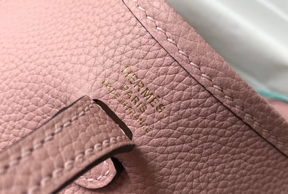 Mini Evelyne 18cm Rosa Togo Ghw