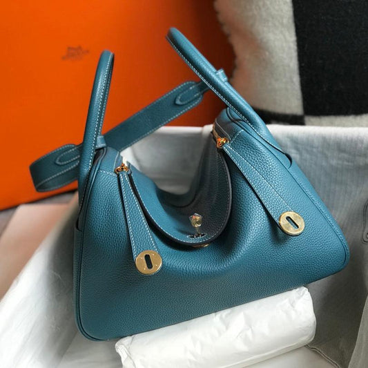 BOLSO HM LINDY 30 ZAFIRO TAUILLON PIEL CLEMENCE