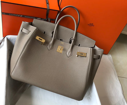 HM BIRKIN 35CM PIEL TOGO MARRÓN HERRAJES DORADOS