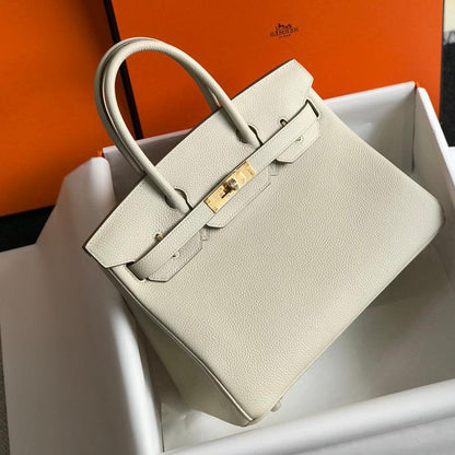 BOLSO HM BIRKIN 35 CM MARFIL TOGO HARDWARE DORADO
