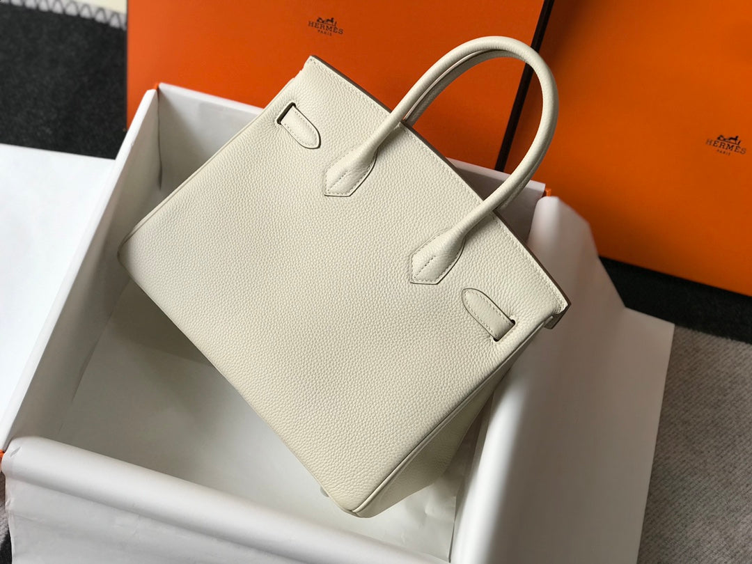 BOLSO HM BIRKIN 35 CM MARFIL TOGO HARDWARE DORADO