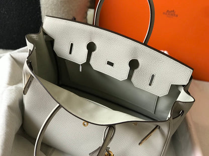 BOLSO HM BIRKIN 35 CM CREMA TOGO HARDWARE DORADO